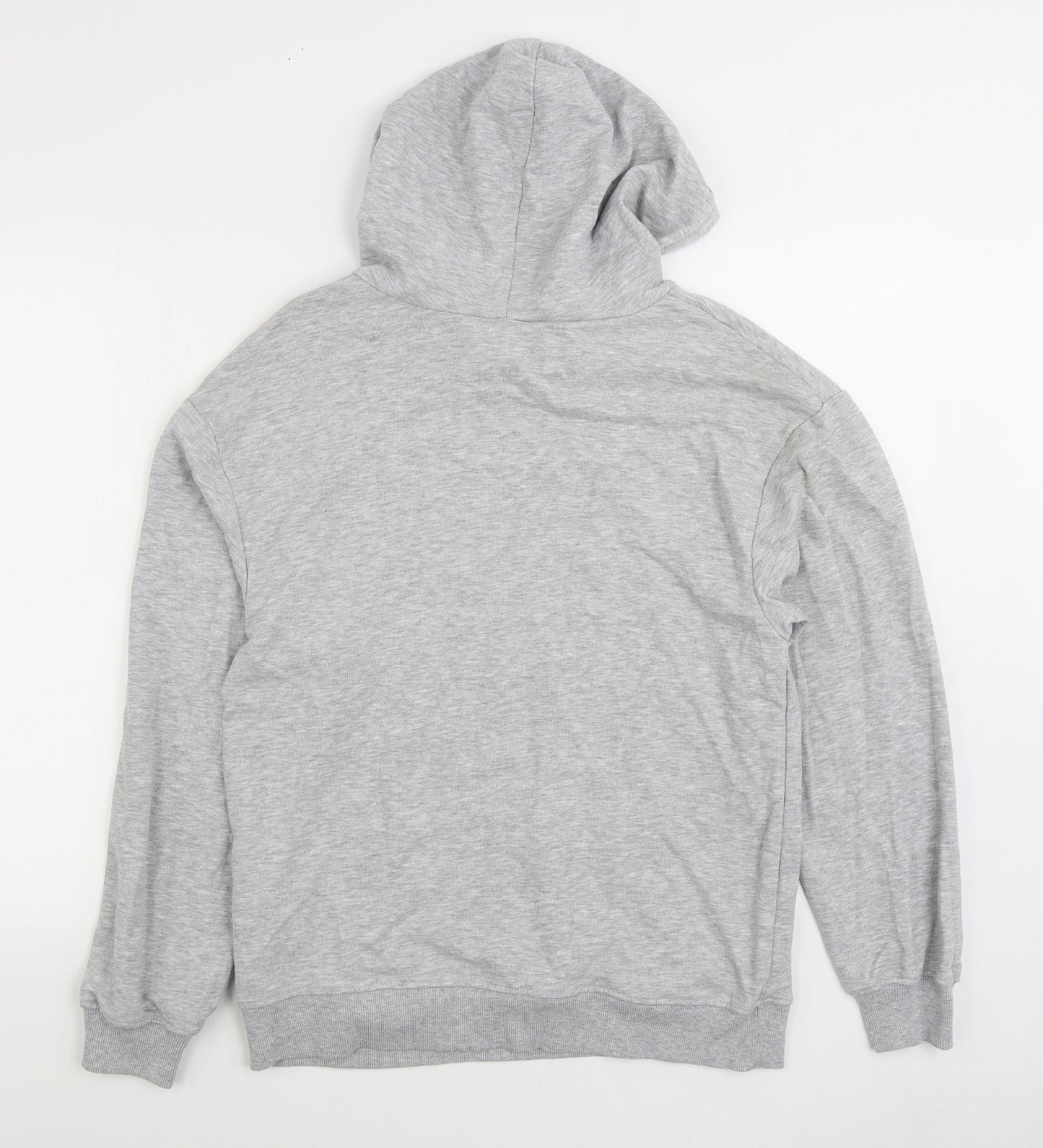 Lipsy Womens Grey Cotton Pullover Hoodie Size M Pullover
