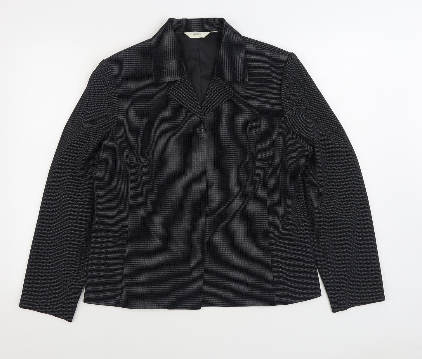 NEXT Womens Grey Jacket Blazer Size 16 Button