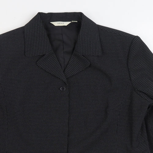NEXT Womens Grey Jacket Blazer Size 16 Button