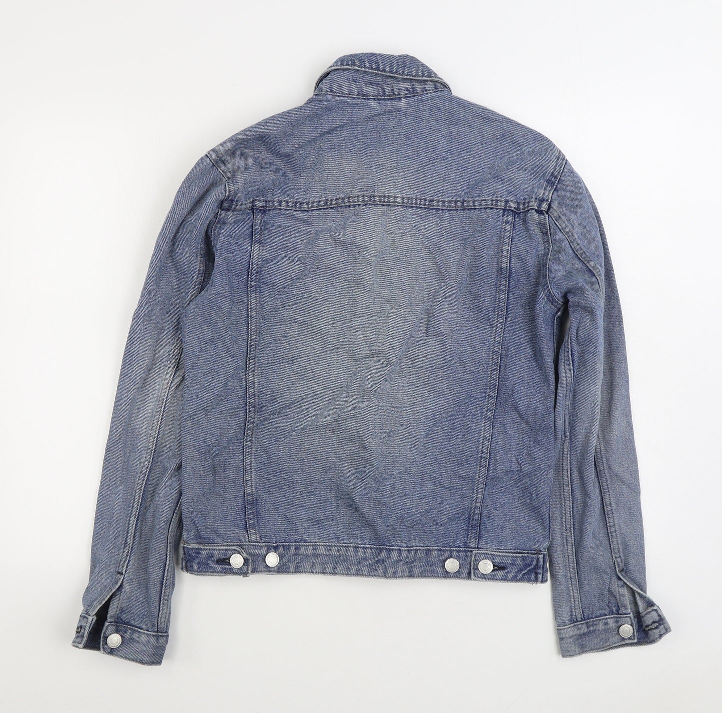 New Look Mens Blue Jacket Size M Button