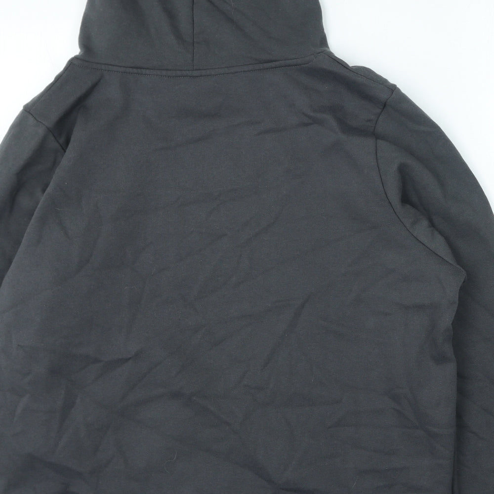 Preworn Womens Grey Cotton Pullover Hoodie Size 20