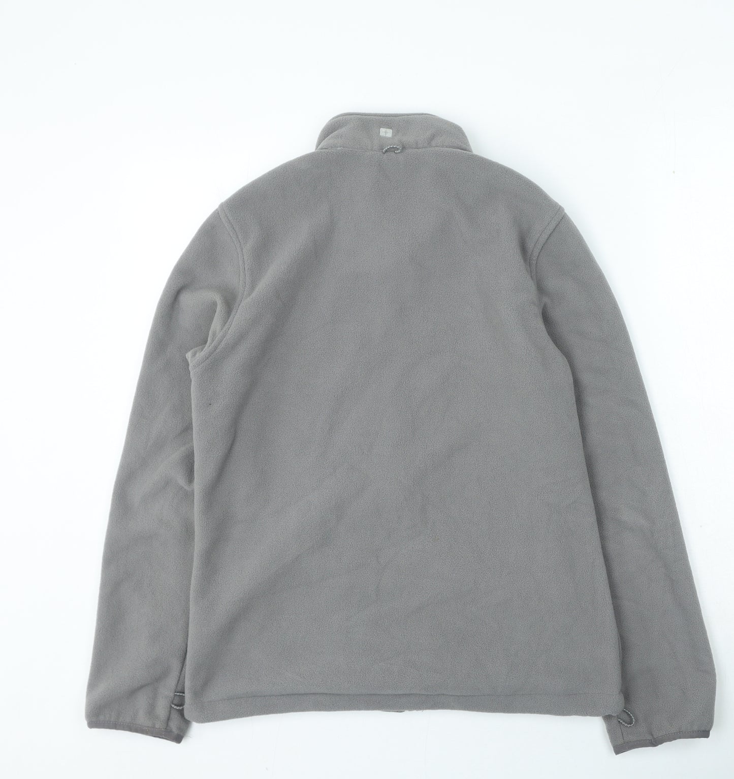 Mountain Warehouse Womens Grey High Neck Polyester Full Zip Jumper Size 10