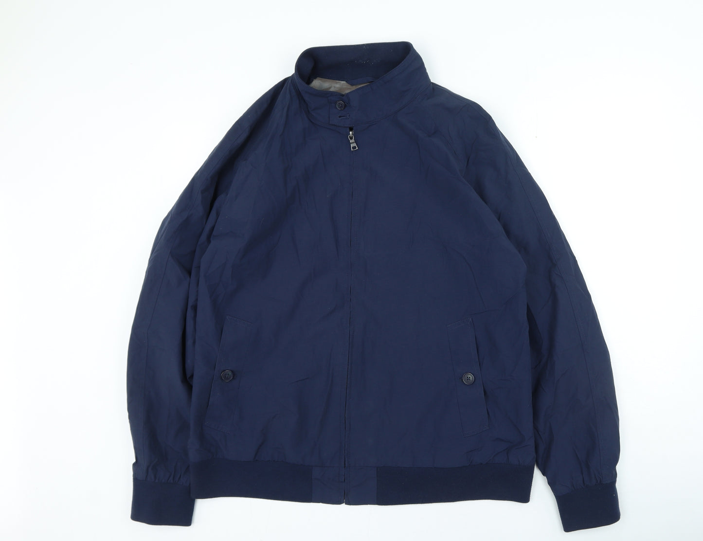 Marks and Spencer Mens Blue Bomber Jacket Jacket Size 2XL