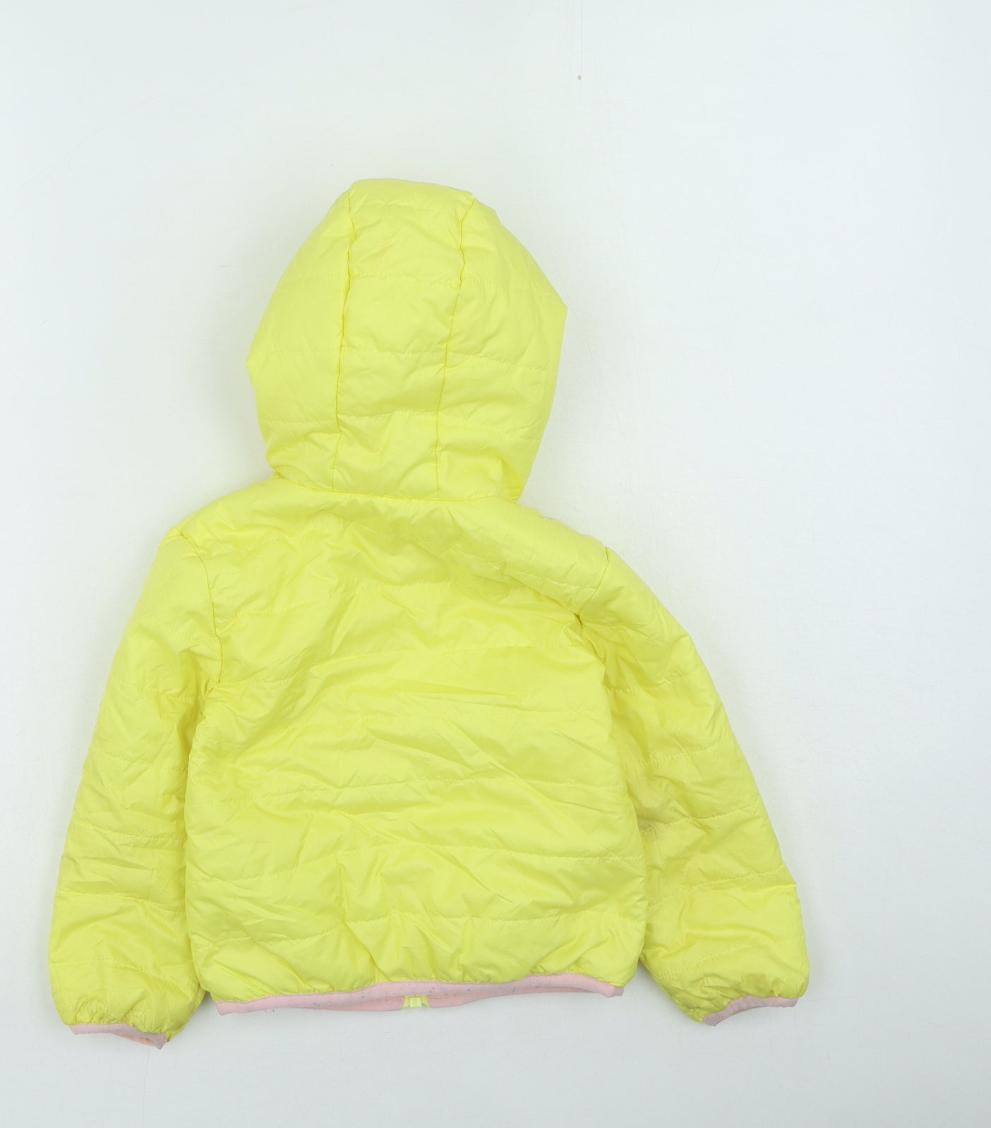 Marks and Spencer Girls Yellow Rain Coat Coat Size 3-4 Years