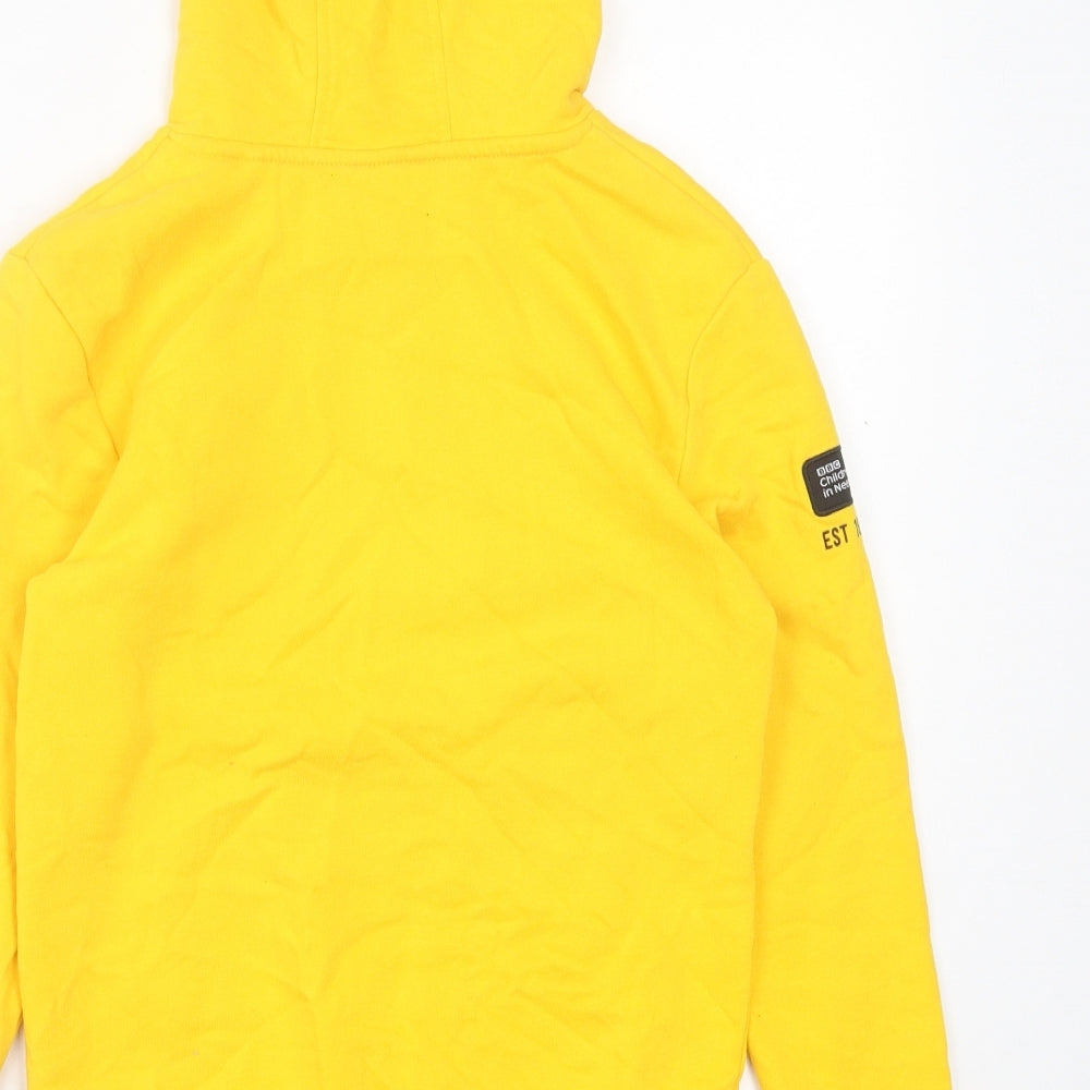 George Boys Yellow Cotton Pullover Hoodie Size 10-11 Years Pullover - Pudsey