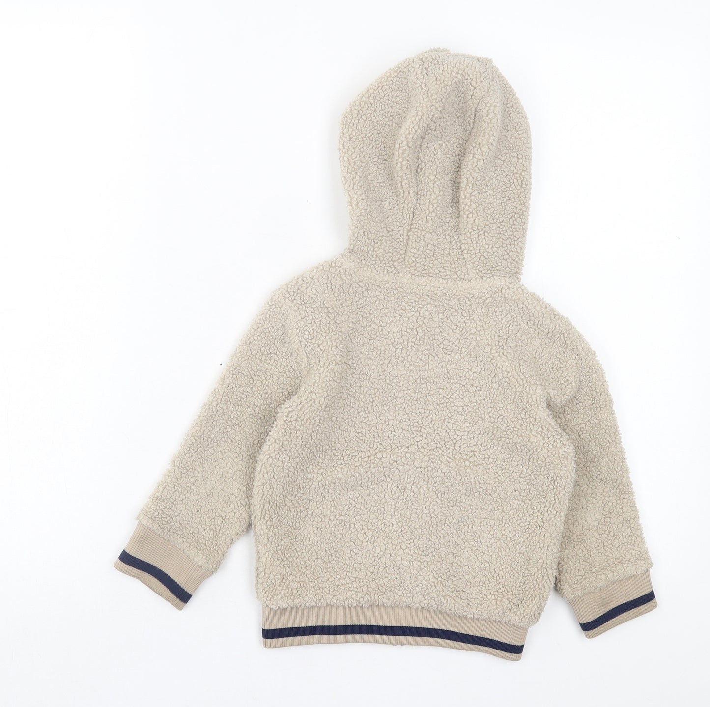 F&F Boys Beige Basic Jacket Jacket Size 2-3 Years Zip