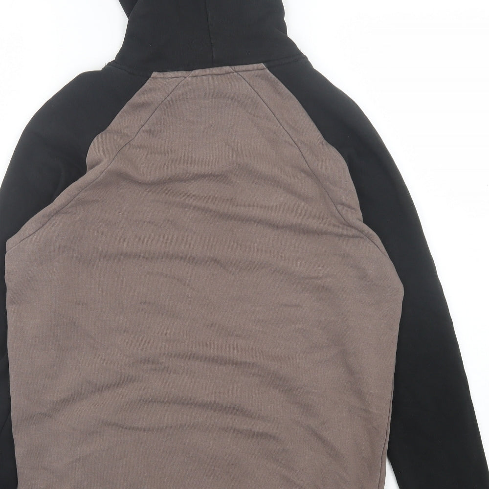 Gym King Mens Brown Cotton Pullover Hoodie Size S