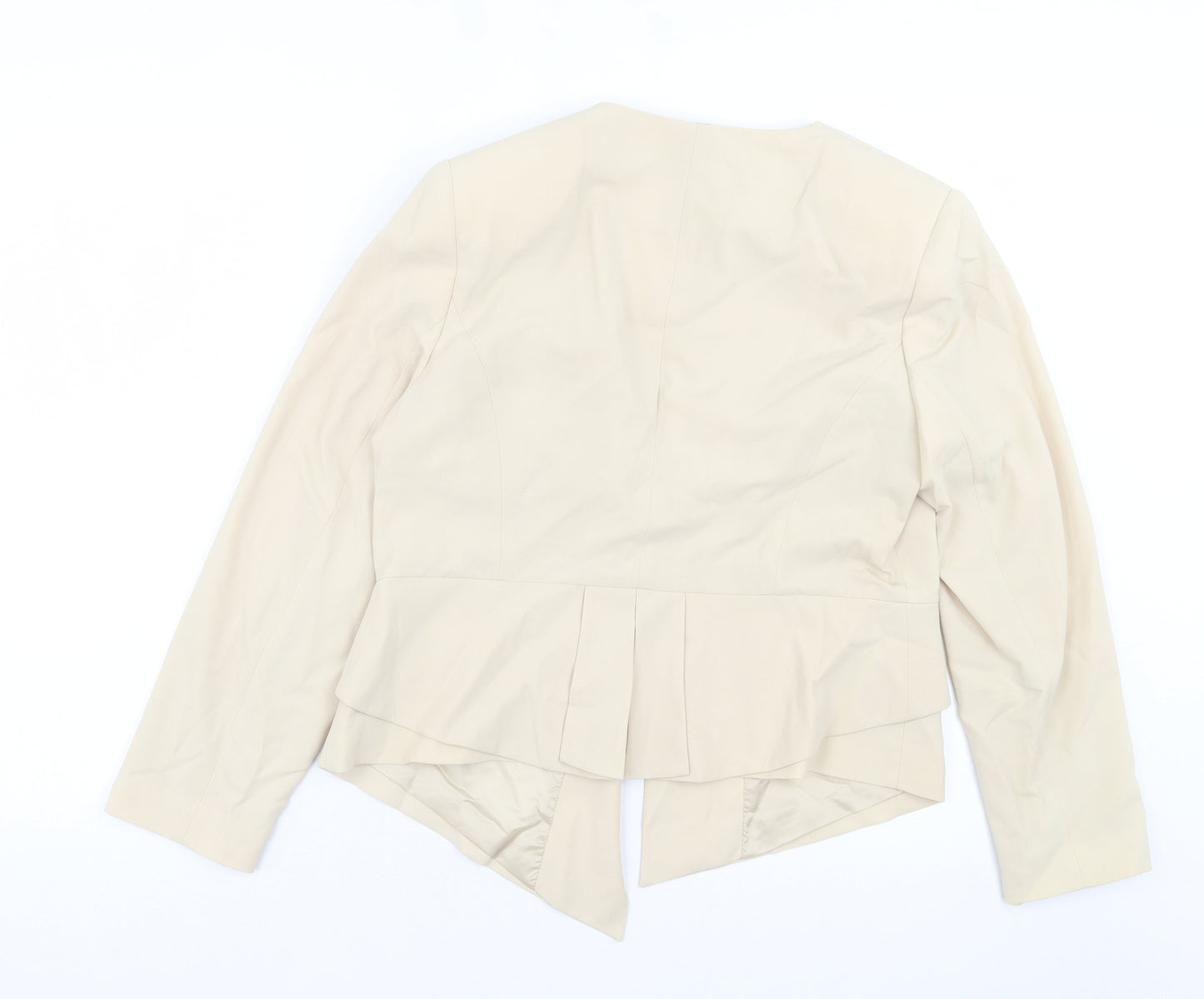 Marks and Spencer Womens Beige Jacket Blazer Size 16