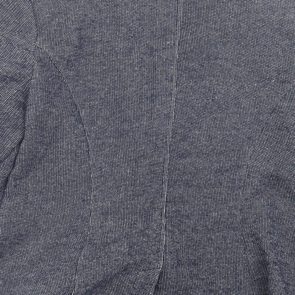 Betty Barclay Womens Blue Jacket Blazer Size 16 Button