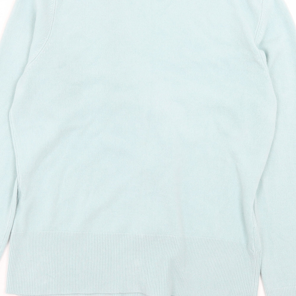 Wallis Womens Green V-Neck Acrylic Cardigan Jumper Size 14