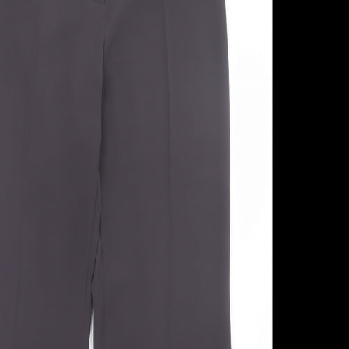 Principles Womens Purple Polyester Trousers Size 14 L30 in Regular Button