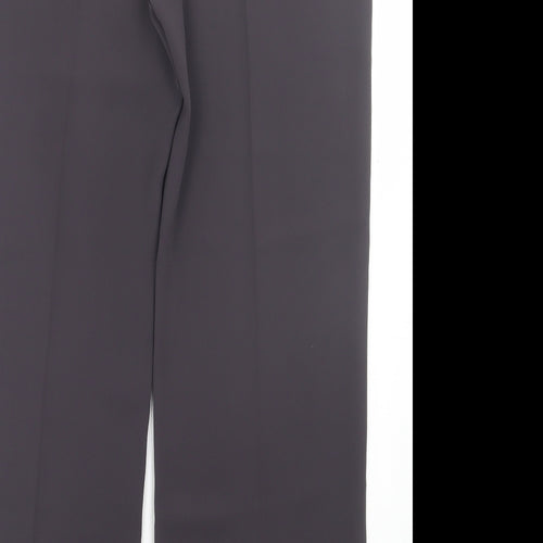 Principles Womens Purple Polyester Trousers Size 14 L30 in Regular Button