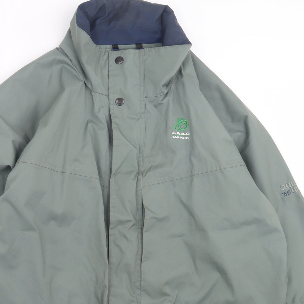 Craghoppers Mens Green Jacket Coat Size M Zip
