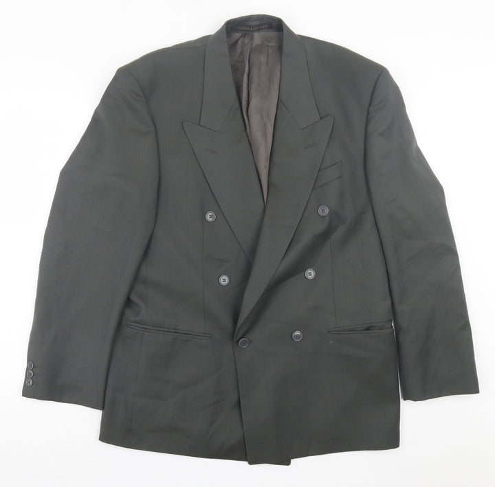 Marks and Spencer Mens Grey Wool Jacket Suit Jacket Size 40