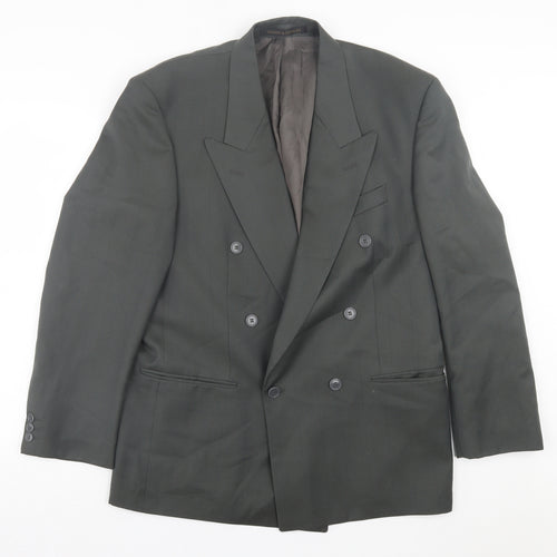 Burton Mens Grey Polyester Jacket Suit Jacket Size 34