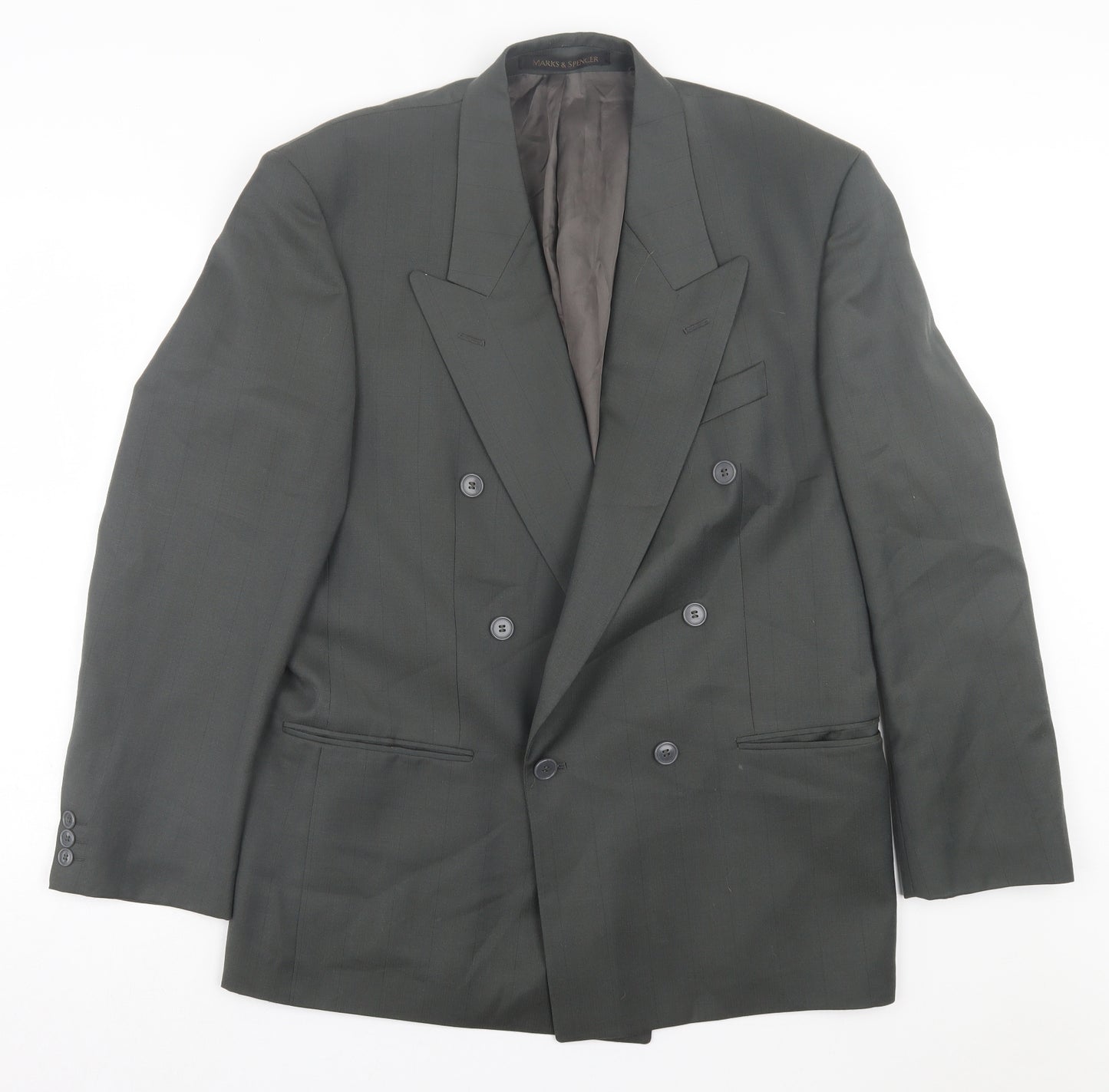 Burton Mens Grey Polyester Jacket Suit Jacket Size 34