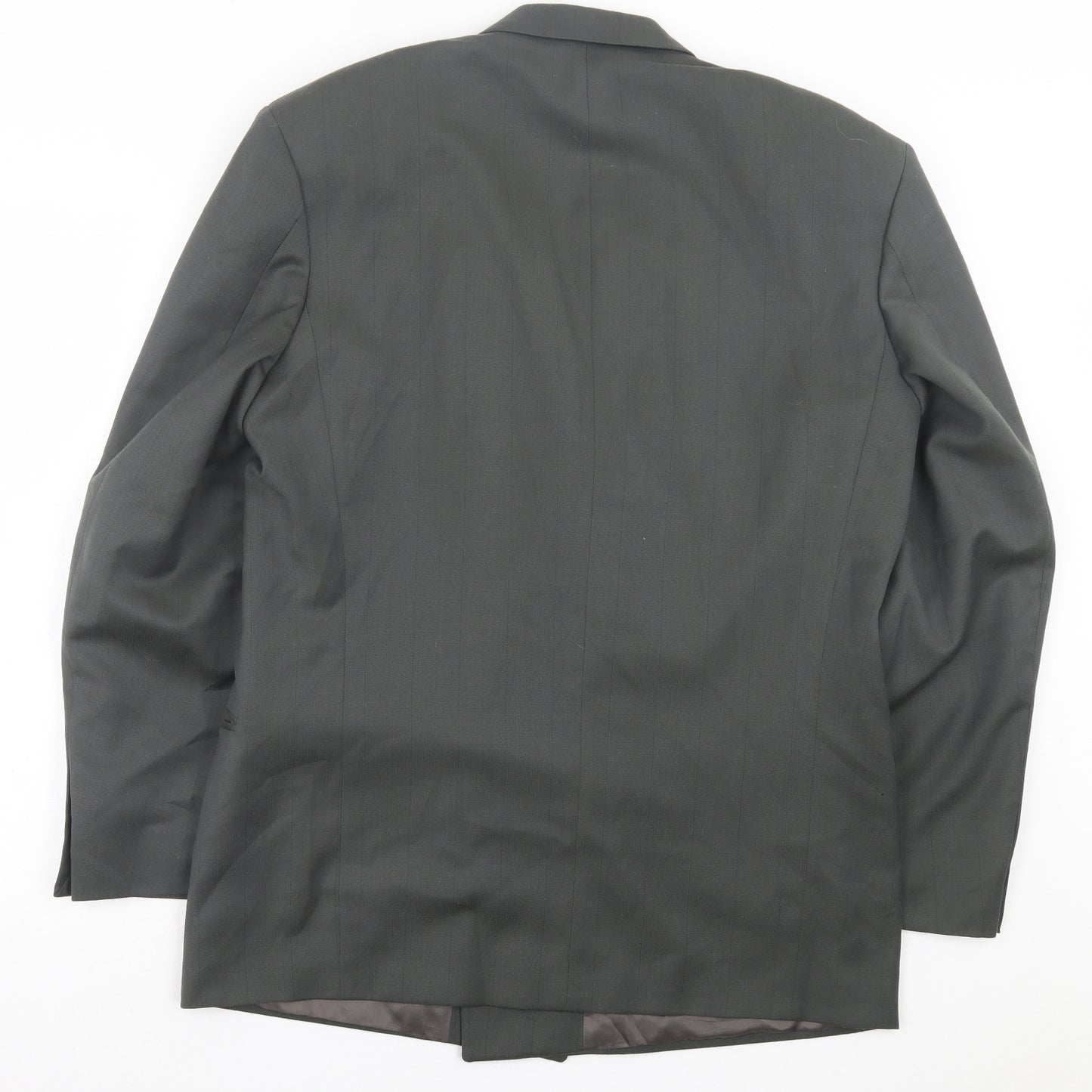 Burton Mens Grey Polyester Jacket Suit Jacket Size 34