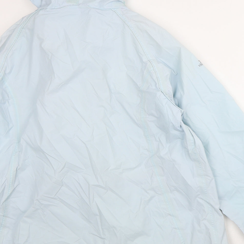 Trespass Womens Blue Rain Coat Coat Size 20