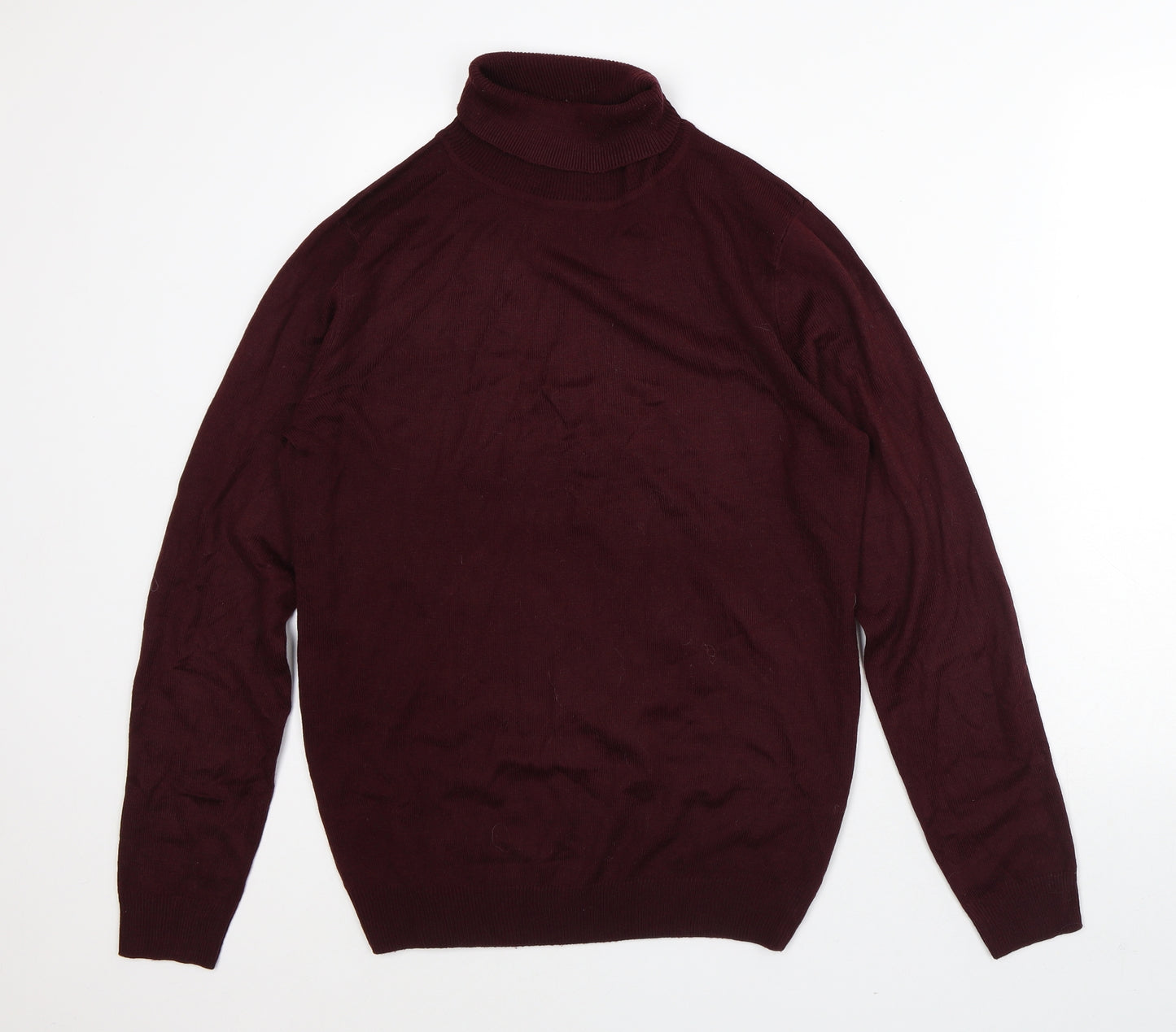 River Island Mens Red Acrylic Pullover Sweatshirt Size S