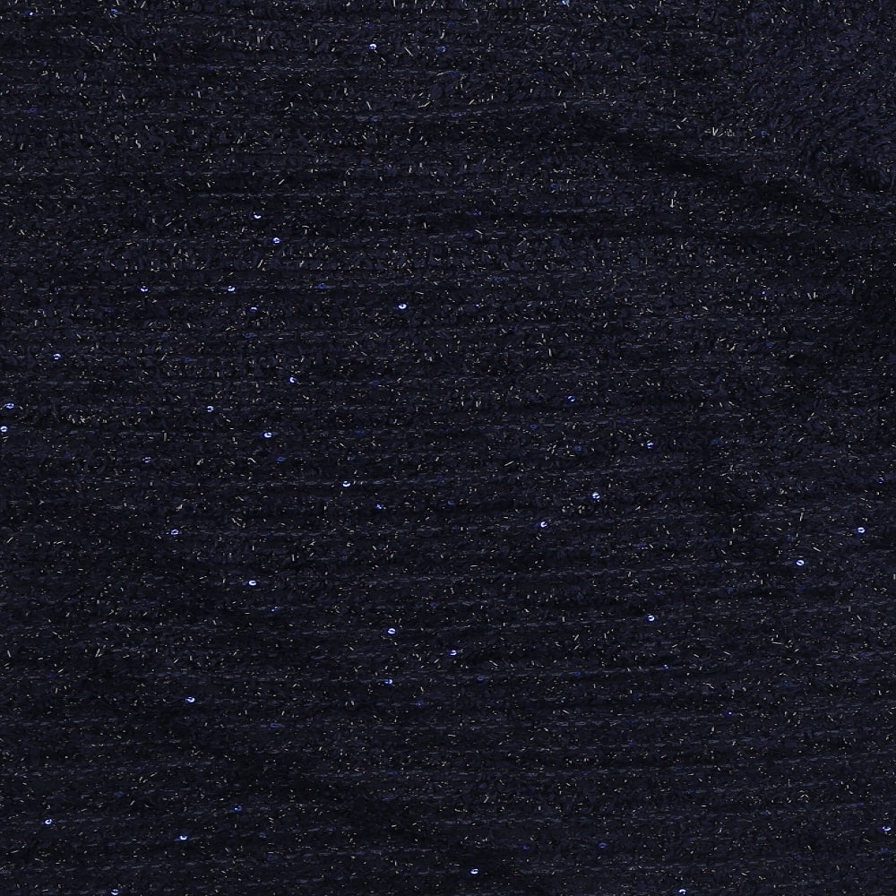 TU Womens Blue V-Neck Geometric Polyester Pullover Jumper Size 16
