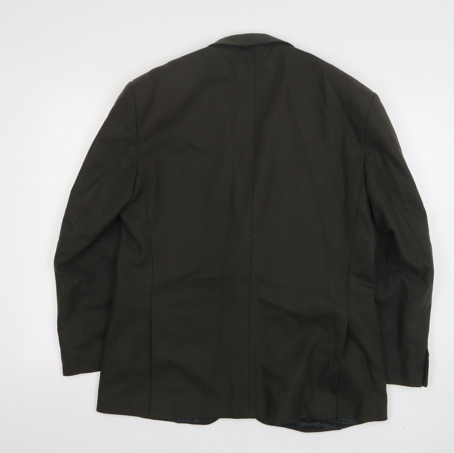 Preworn Mens Green Wool Jacket Suit Jacket Size 40