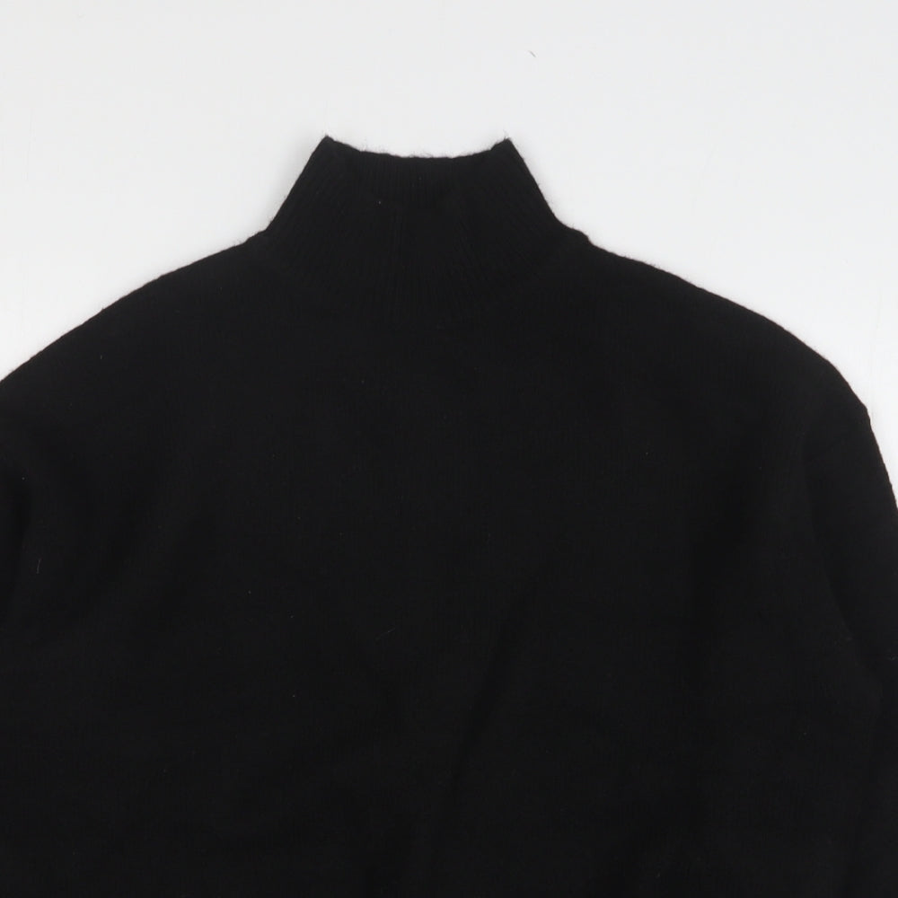 Primark Womens Black High Neck Acrylic Pullover Jumper Size 6