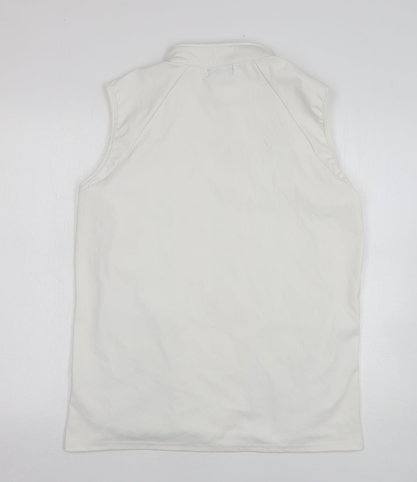 Boohoo Mens White Gilet Jacket Size L