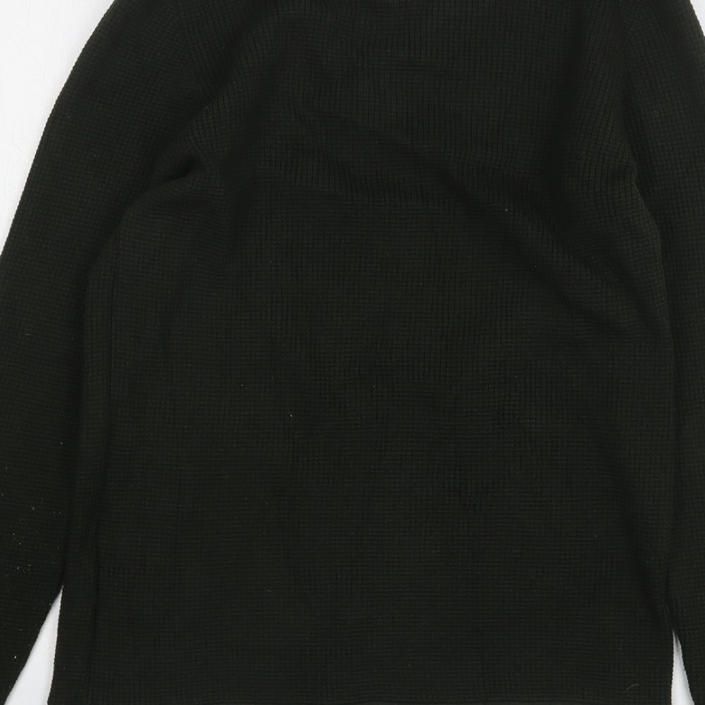 NEXT Mens Green Round Neck Acrylic Pullover Jumper Size M