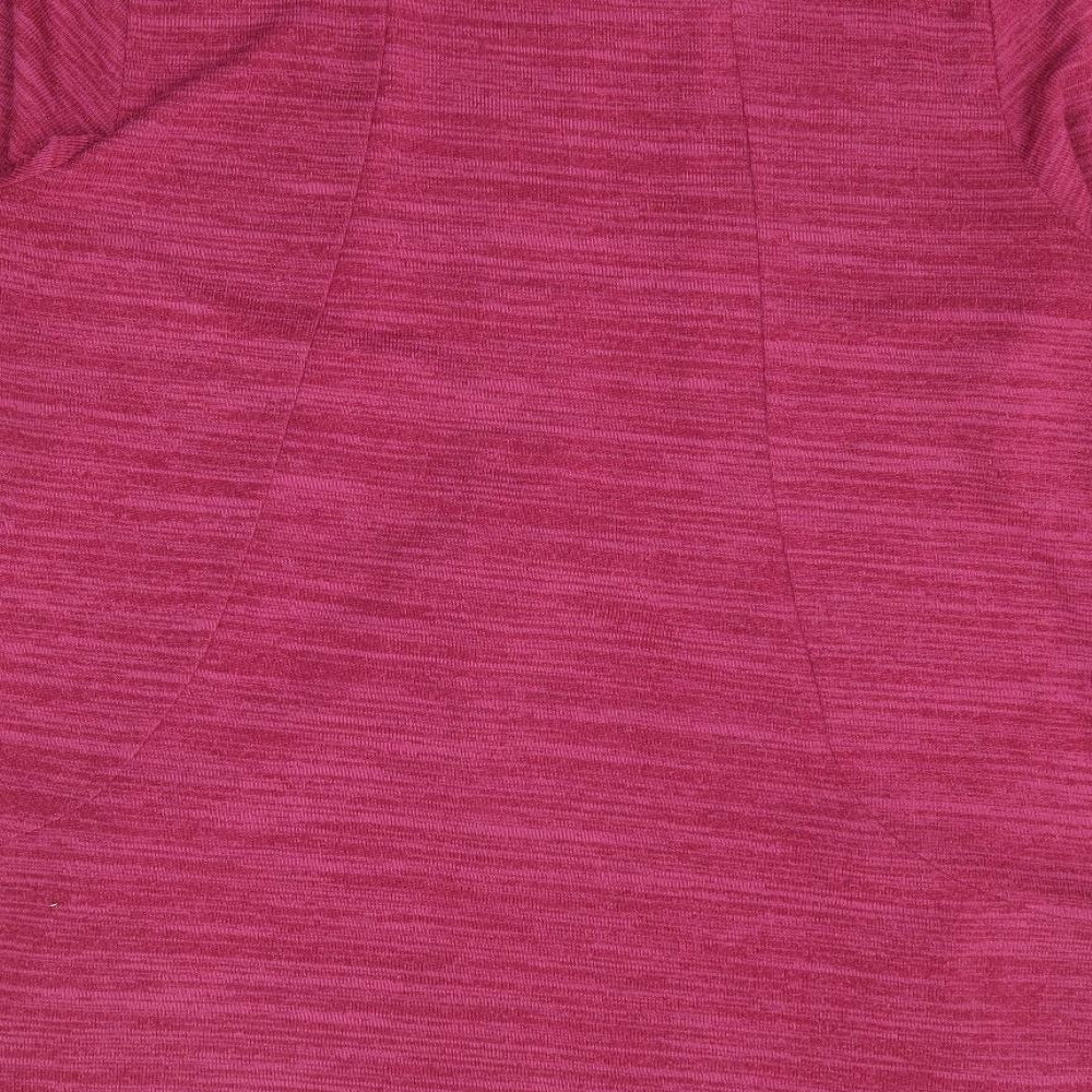 Tigi Womens Pink Polyester Tunic T-Shirt Size 18 Round Neck