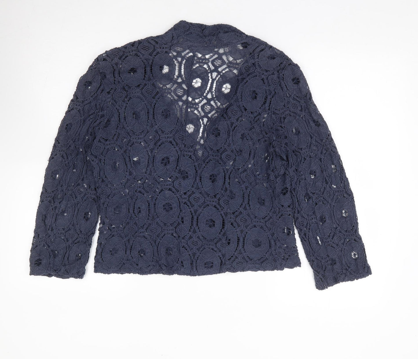 Made in Italy Womens Blue Jacket Size XL Button