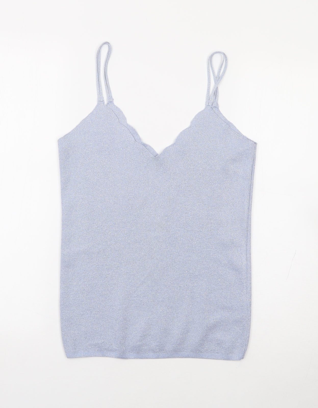 George Womens Blue Viscose Camisole Tank Size 14 V-Neck