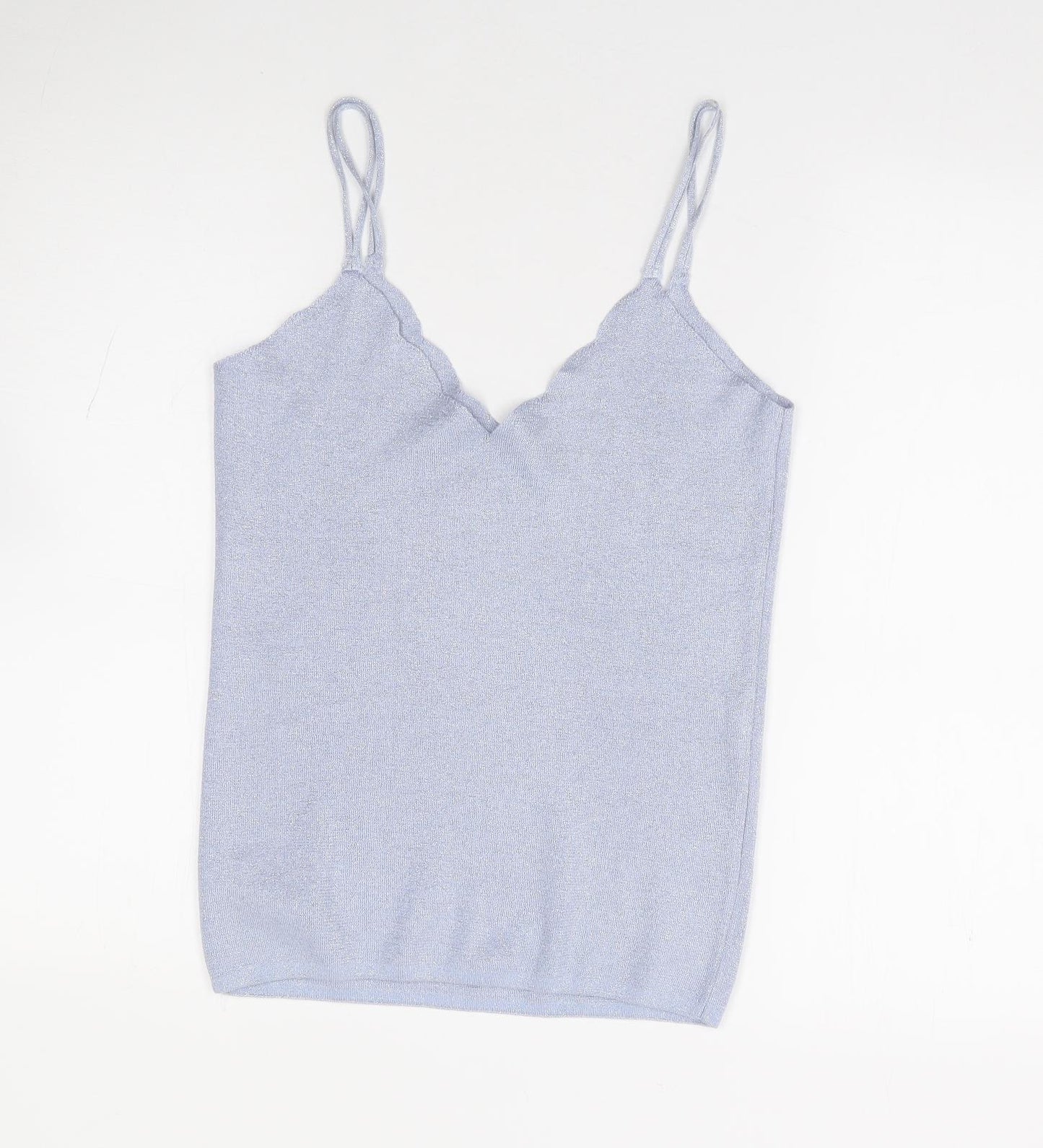 George Womens Blue Viscose Camisole Tank Size 14 V-Neck