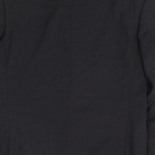 Armando Mens Grey Wool Jacket Suit Jacket Size 40