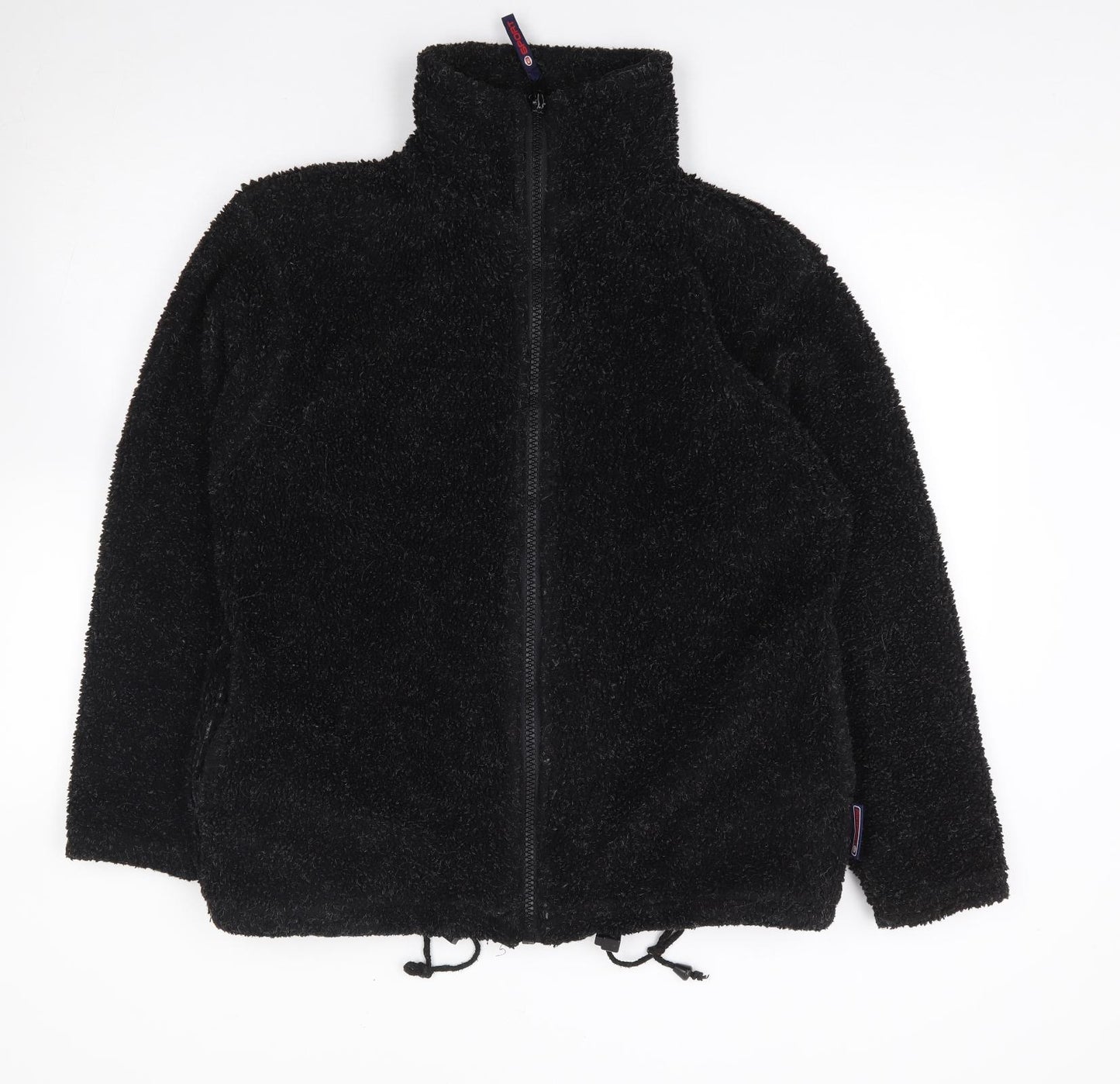 Giorgio Sport Mens Black Polyester Full Zip Sweatshirt Size S
