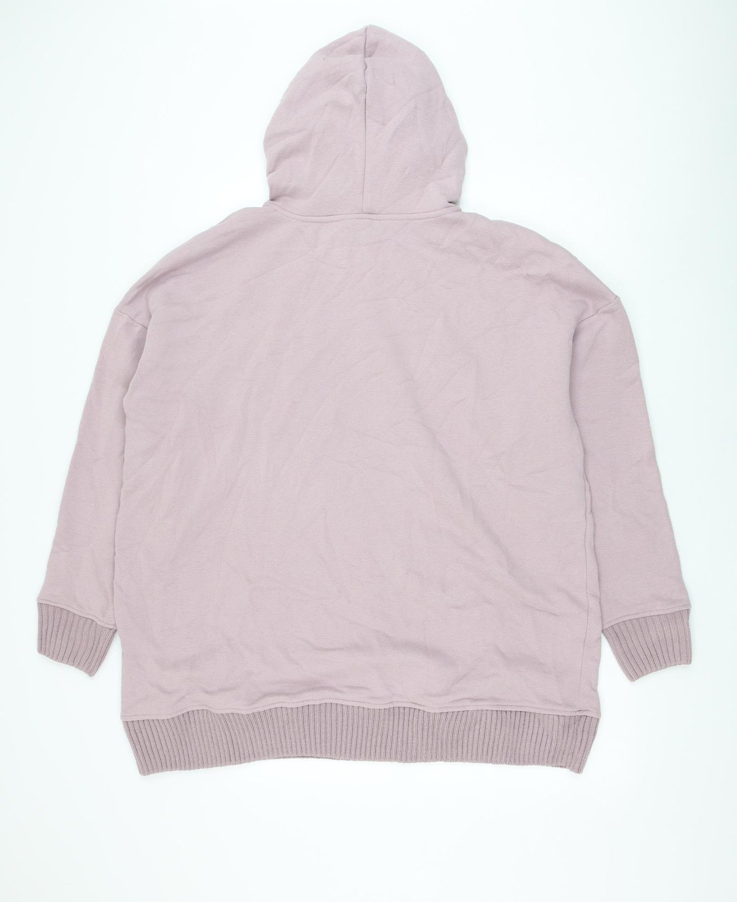 Dunnes Stores Womens Purple Cotton Pullover Hoodie Size XL Pullover