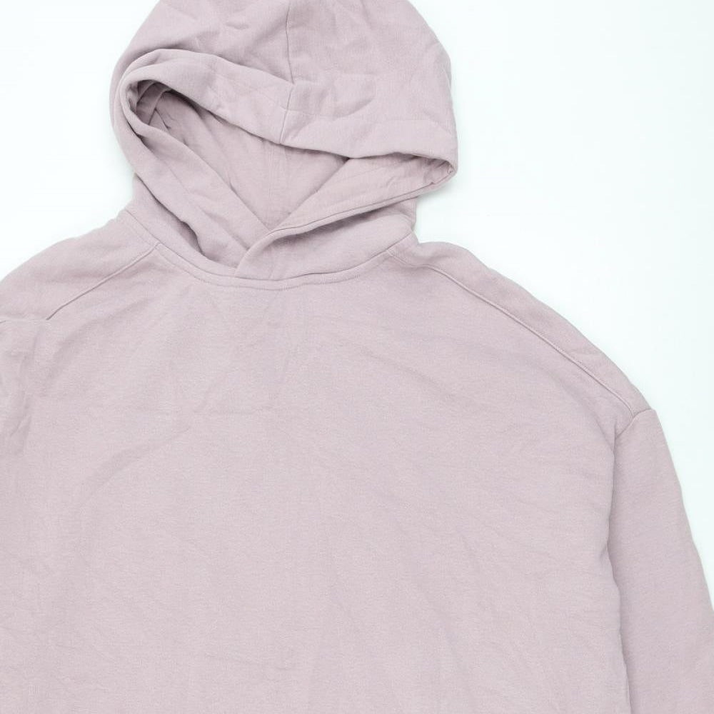 Dunnes Stores Womens Purple Cotton Pullover Hoodie Size XL Pullover