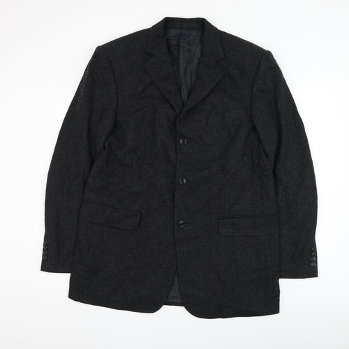 Marks and Spencer Mens Grey Wool Jacket Suit Jacket Size 42