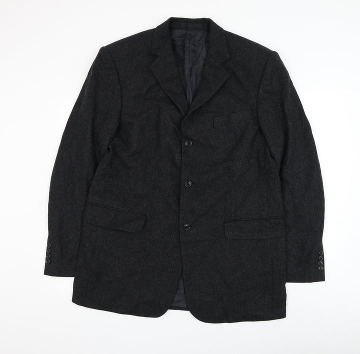 Marks and Spencer Mens Grey Wool Jacket Suit Jacket Size 42
