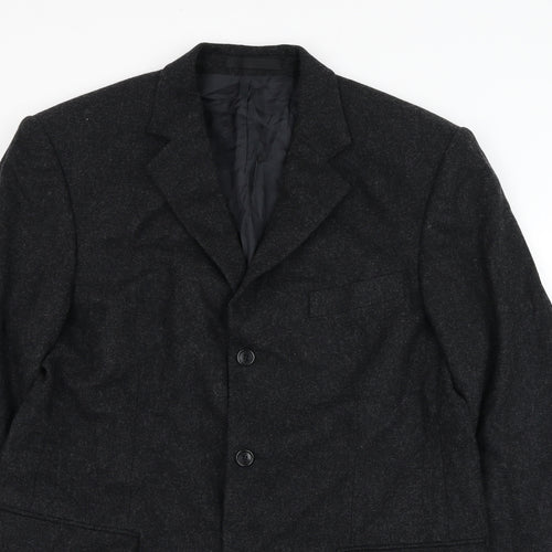 Marks and Spencer Mens Grey Wool Jacket Suit Jacket Size 42