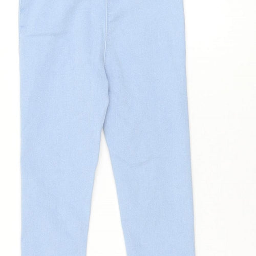 George Girls Blue Cotton Flared Jeans Size 5-6 Years Regular