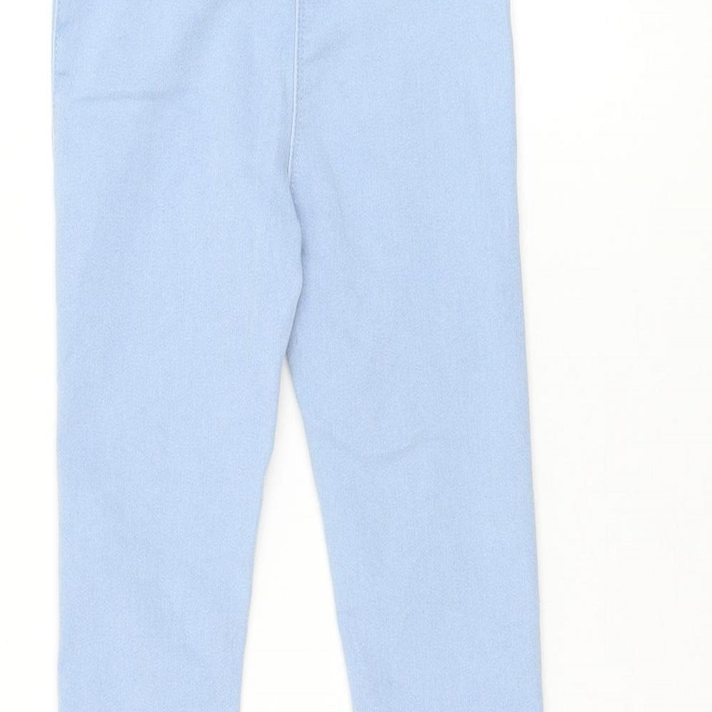 George Girls Blue Cotton Flared Jeans Size 5-6 Years Regular