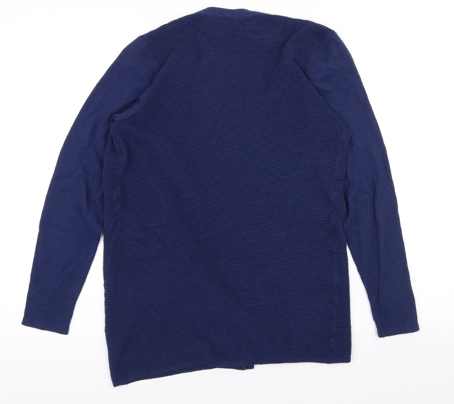 George Womens Blue Round Neck Viscose Cardigan Jumper Size 10