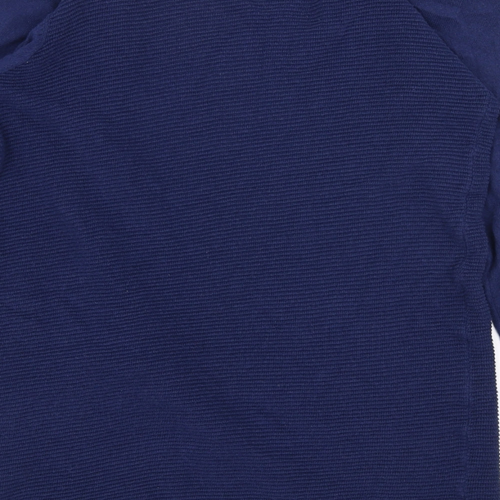 George Womens Blue Round Neck Viscose Cardigan Jumper Size 10