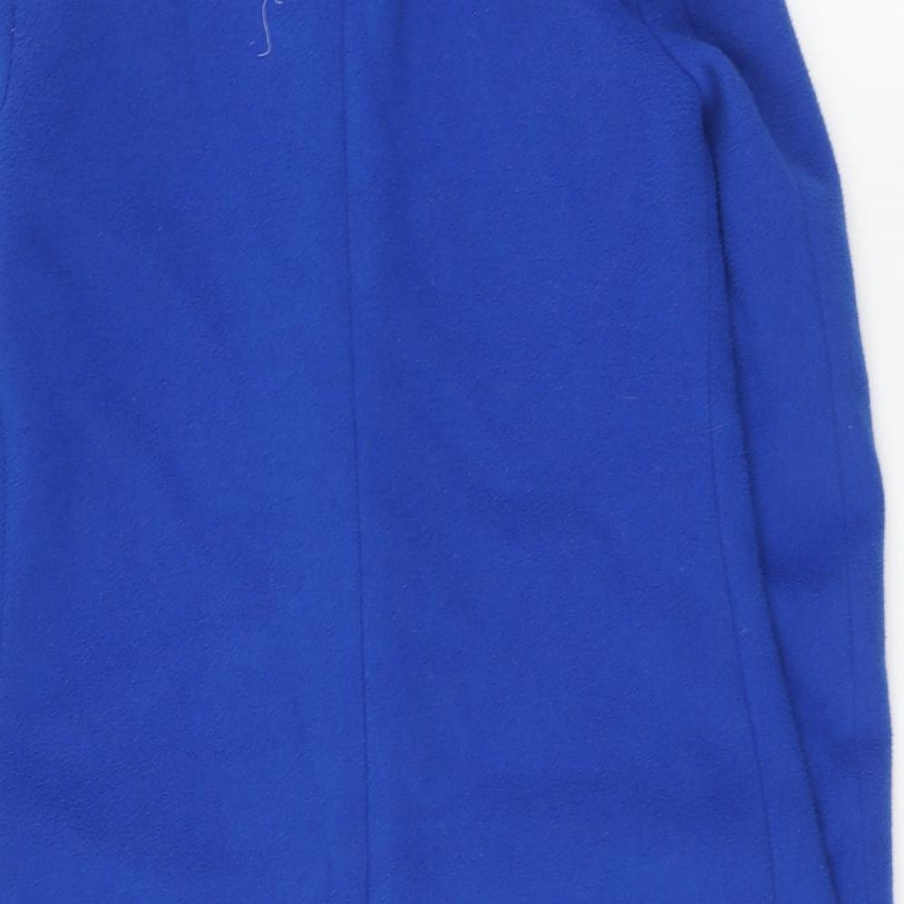Amaryllis Womens Blue Pea Coat Coat Size 8