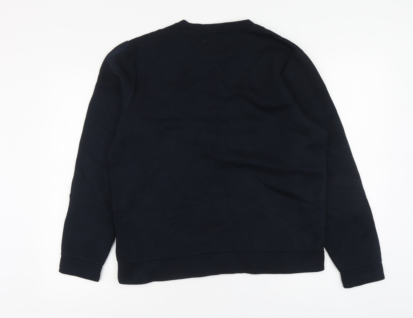 NN07 Womens Blue Viscose Pullover Hoodie Size L