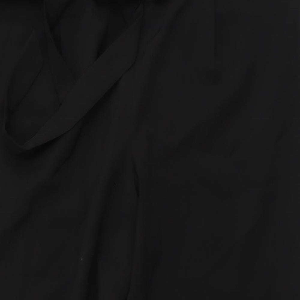 New Look Womens Black Polyester Trousers Size 16 L26 in Regular