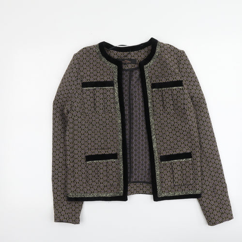 NEXT Womens Multicoloured Geometric Jacket Blazer Size 8