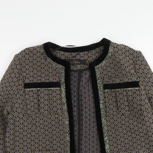 NEXT Womens Multicoloured Geometric Jacket Blazer Size 8