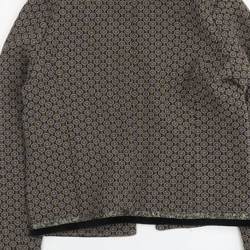 NEXT Womens Multicoloured Geometric Jacket Blazer Size 8