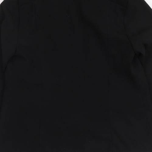 Atmosphere Womens Black Polyester Jacket Suit Jacket Size 12